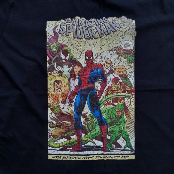 The Amazing Spider-Man - Marvel Comics - New Women's 2XL Black T-Shirt - Picture 2 of 5